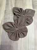 Chestnut Wavy Ribbed