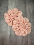 Peach Wavy Ribbed