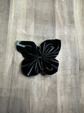 Black Feathertail Pleather