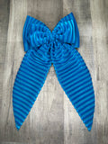 Azure Ribbed Velvet
