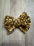 Gold Plated Sequin Velvet