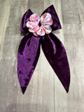 Grape Plush Panne Velvet