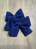Azure Shimmer Ribbed Bullet