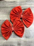 Merry Red Ribbed