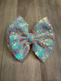 Iridescent Easter Sequins Mesh