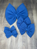 Blueberry Sweater waffle knit