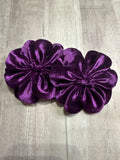 Grape Plush Panne Velvet