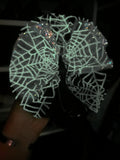 Black Widow Veil Glow in the Dark Mesh