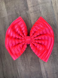 Poppin Pink Ribbed Velvet