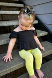 Black daisy mesh