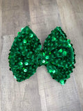 Green Sequins velvet
